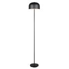 Sort genopladelig gulvlampe modern, Dustin, 2,5W, 3000K LED, 3 trins lysdæmper