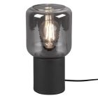 Sort bordlampe modern, Gail, med brytare