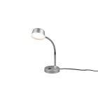 Nikkel skrivebordslampe modern, Fabio, 4,5W, 3000K LED, med brytare