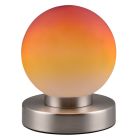 Nikkel bordlampe metal, Serdal, med brytare