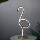 Sort bordlampe design, Puk, 6W, 3000K LED, med brytare