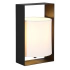 Sort bordlampe modern, Radhika, med brytare