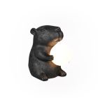 Sort bordlampe modern, Reduan, med brytare