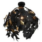 Sort loftlampe retro, Urwa