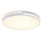 Hvid plafond modern, Fadi, 24W, varm til kold hvid justerbar LED, med fjärrkontroll