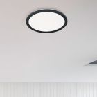 Hvid loftlampe badeværelse modern, Gistrup, 24W, 3000K LED, IP44
