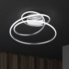 Krom plafond design, Marell, 36W, 4000K LED, 3 trins lysdæmper