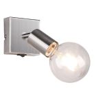 Nikkel vægspot modern, Odin, med brytare