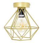Industri loftlampe guld, Merlon