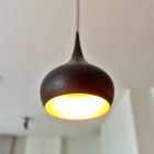 Industri pendler lampe sort, Fayk