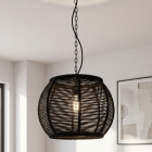 Industri pendler lampe sort, Milca