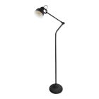 Industri gulv lampe sort, Redon, med brytare