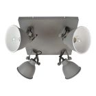 Industri loftspot grå, Redon