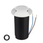 Modern nedgravningsspot hvid, Marcus, 1W, 3000K LED, IP67