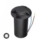 Modern nedgravningsspot sort, Marcus, 1W, 6500K LED, IP67