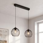 Industri pendler lampe sort, Wiro