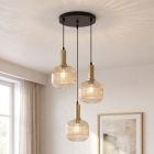 Design pendler lampe rav, Charlois