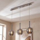 Design pendler lampe krom, Gwendolynn