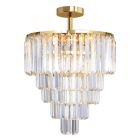 Design loftlampe guld, Kajol