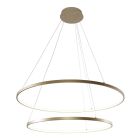 Design pendler lampe guld, Kubra, 60W, varm til kold hvid justerbar LED