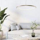 Design pendler lampe guld, Kubra, 28W, varm til kold hvid justerbar LED