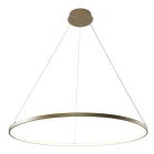 Design pendler lampe guld, Kubra, 36W, varm til kold hvid justerbar LED