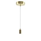 Aluminium pendler lampe uden skærm guld, Rika