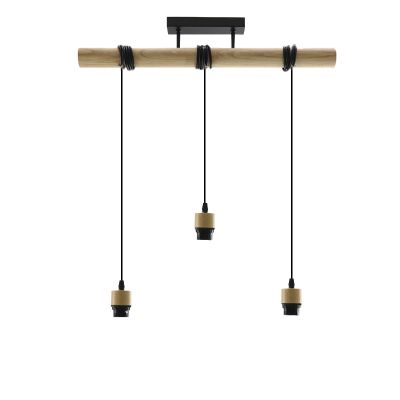 Basis pendler lampe uden skærm træ, Rika