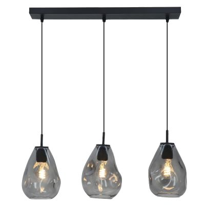 Design pendler lampe grå, Evito
