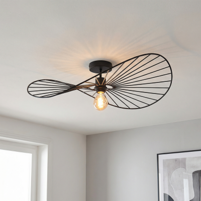 Modern loftlampe sort, Jolinda