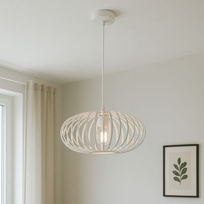 Industri pendler lampe hvid, Lieve
