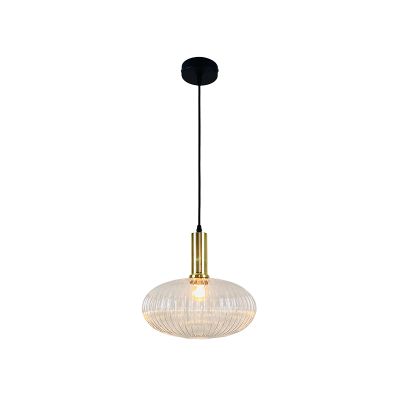 Retro pendler lampe gennemsigtig, Charlois