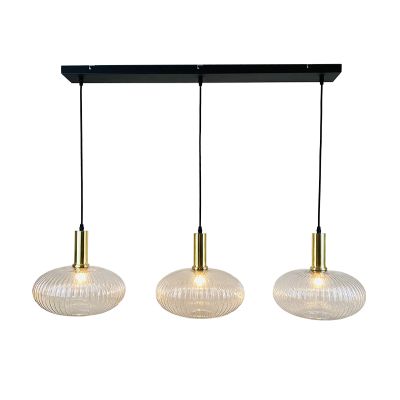 Retro pendler lampe gennemsigtig, Charlois
