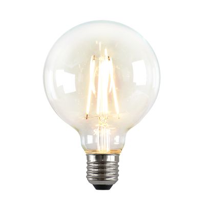 Dimmbare Olucia E27 LED lampe George, G95, 4W, 2700K