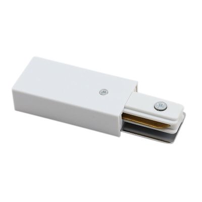 Tilslutningsstykke, 1-faset, hvid