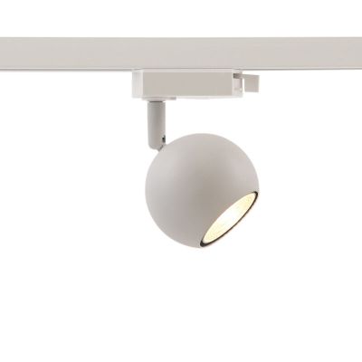 Modern 1-faset lampe på lyseskinne hvid, Alco