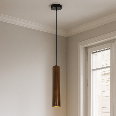 Modern pendler lampe træ, Nadi