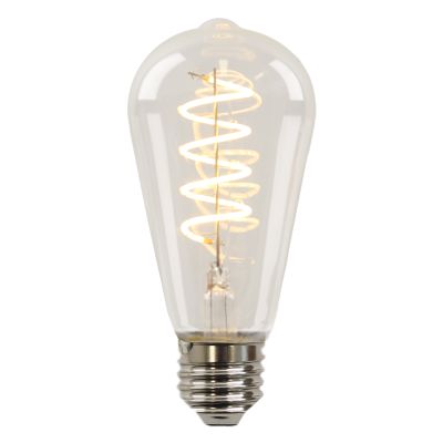 Dimmbare Olucia E27 LED Edison pære Tuelo, 4W, 2700K
