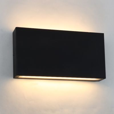 Modern udendørslampe sort, Cailey, 10W, 3000K LED, IP54