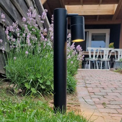 Modern udendørslampe sort, Clevor, IP44