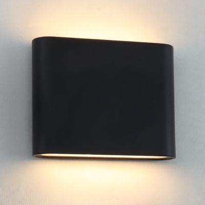 Modern udendørslampe sort, Cailey, 6W, 3000K LED, IP54