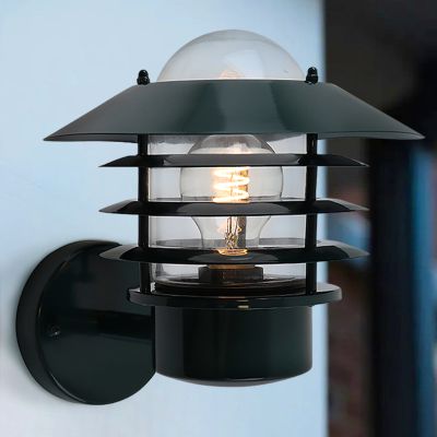 Rustfrit Stål udendørslampe grøn, Felice, IP44