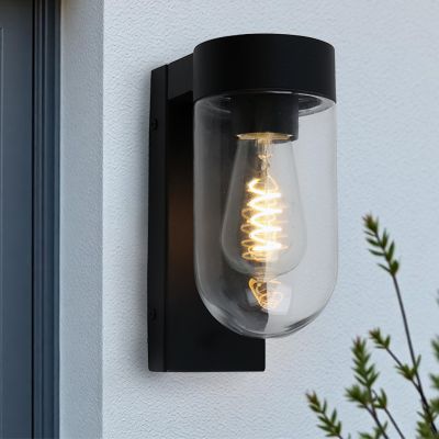 Aluminium udendørslampe sort, Bella, IP44