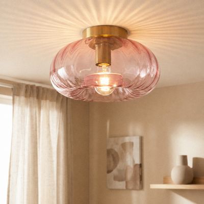 Retro loftlampe lyserød, Diane