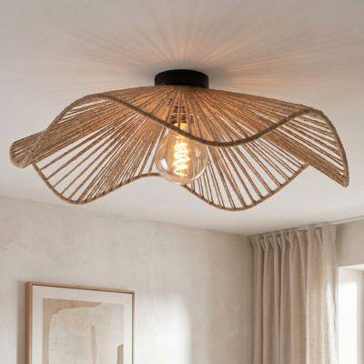 Rustik loftlampe sort, Annelot