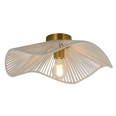 Rustik loftlampe messing, Annelot