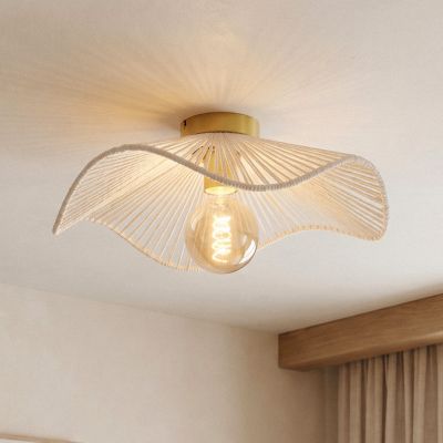 Rustik loftlampe messing, Annelot