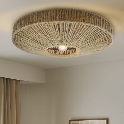Rustik loftlampe brun, Sanny