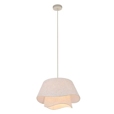 Rustik pendler lampe beige, Mimi
