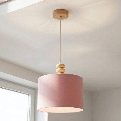 Rustik pendler lampe lyserød, Kinga